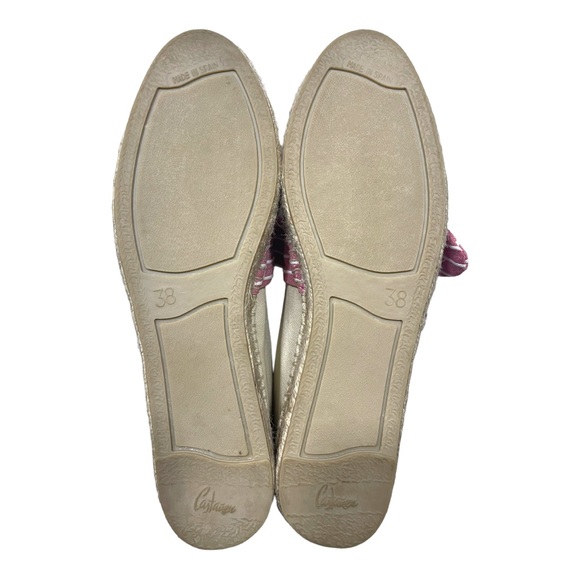 Castañer Rojo Red Kay Bow Flatform Espadrilles, 7.5 - Picture 7 of 7